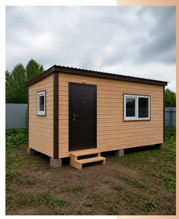 Готовые бытовки для дачи в Большой Камне по цене от 121692 р. | БытовкаПрофи-Бль